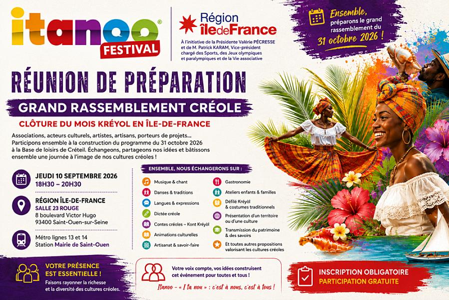 Réunion de préparation – Grand Rassemblement Créole | Clôture du Mois Kréyol