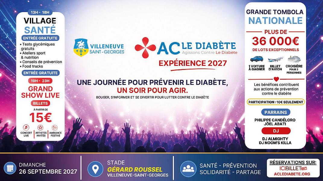ACLeDiabète Expérience 2027 Villeneuve Saint Georges