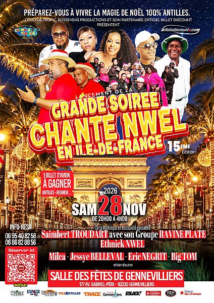 LANCEMENT DE LA GRANDE SOIREE CHANTE NWEL EN ILE DEFRANCE