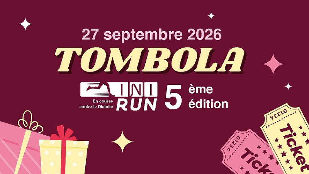 Tombola INIRUN 2026 En Course contre le Diabète 