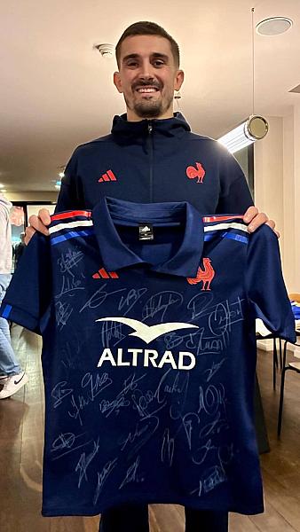 GRANDE TOMBOLA SOLIDAIRE : GAGNEZ UN MAILLOT DU XV DE FRANCE DEDICACE !