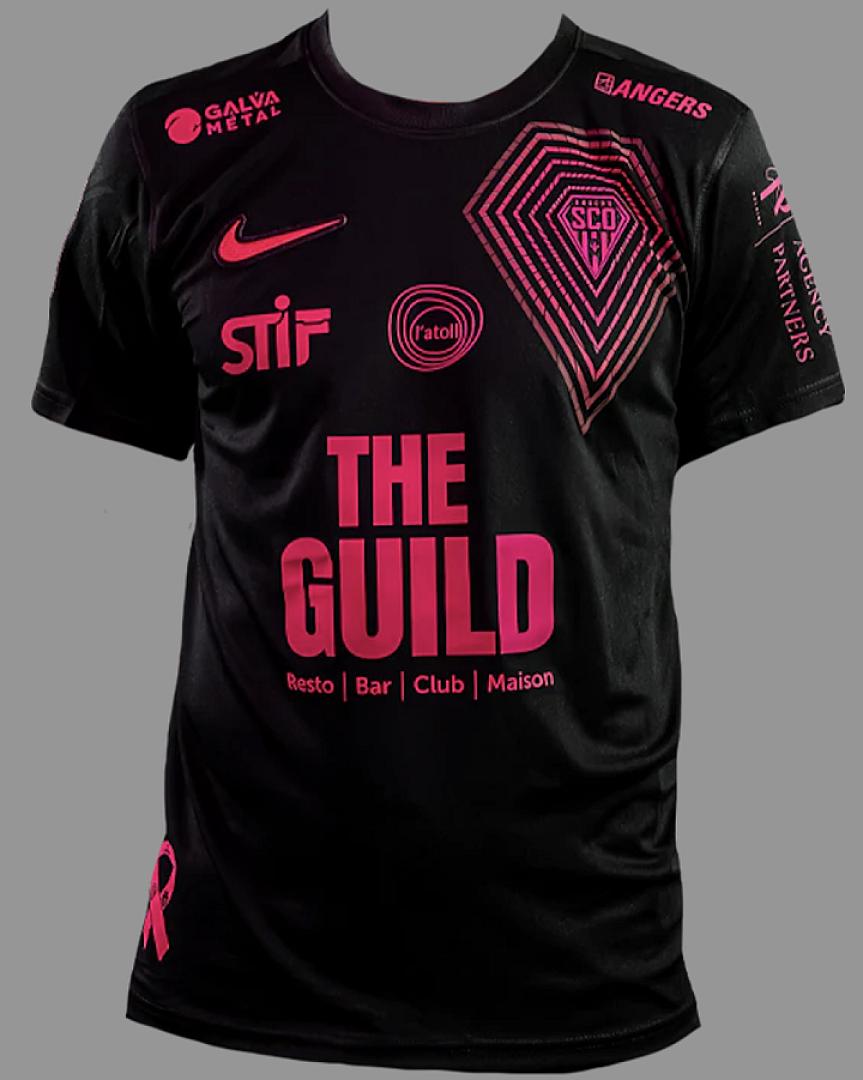 Maillot SCO édition limitée Octobre Rose