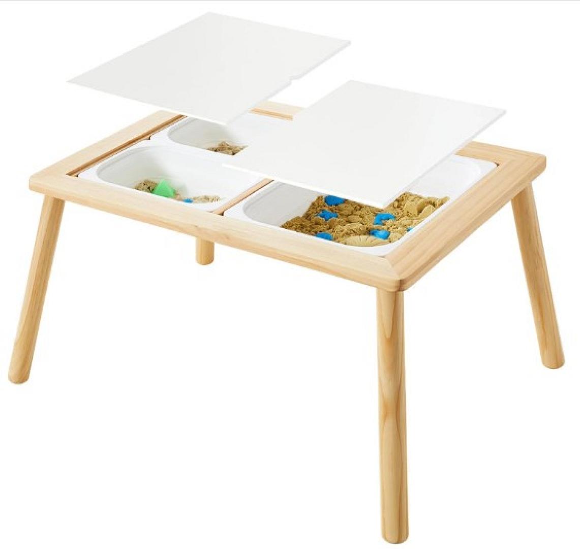 Table pour Enfants, Sensorielle en Bois