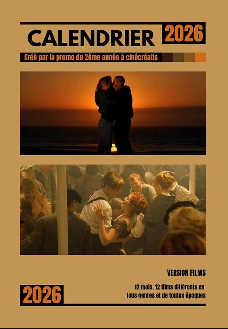 Calendrier films 2026