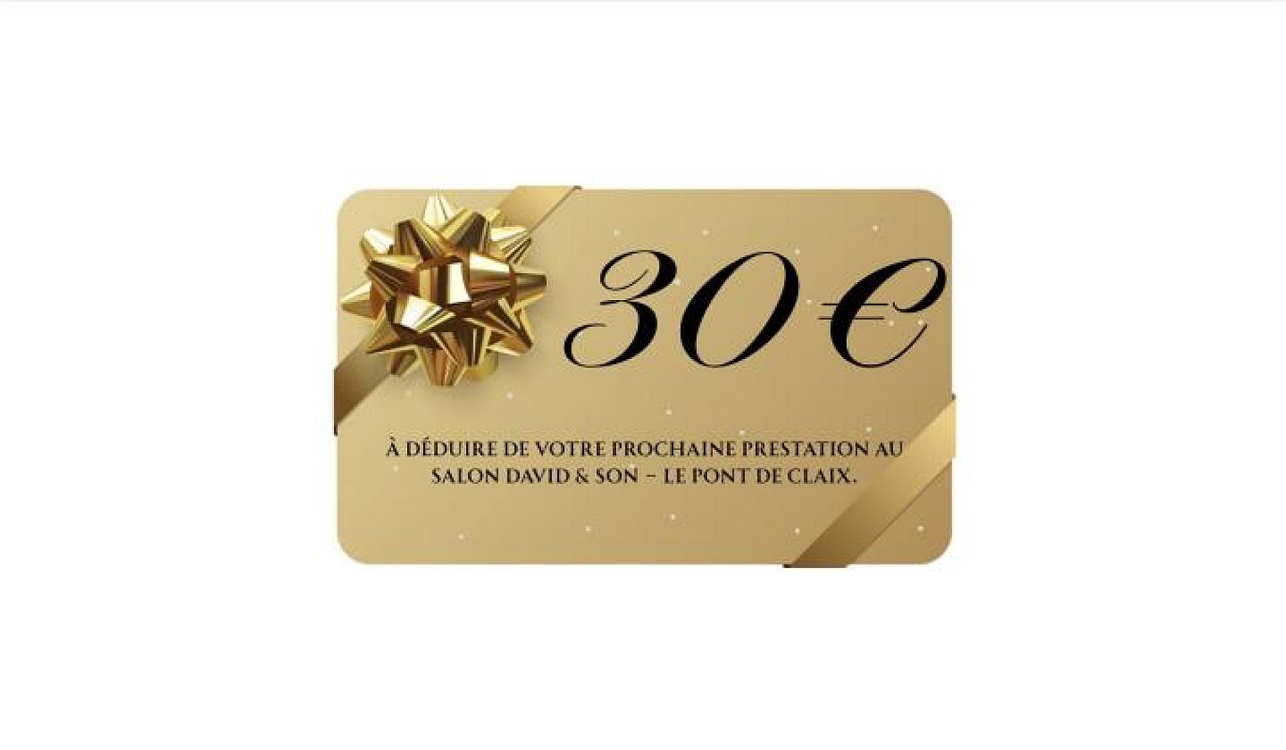 Bon de 30€