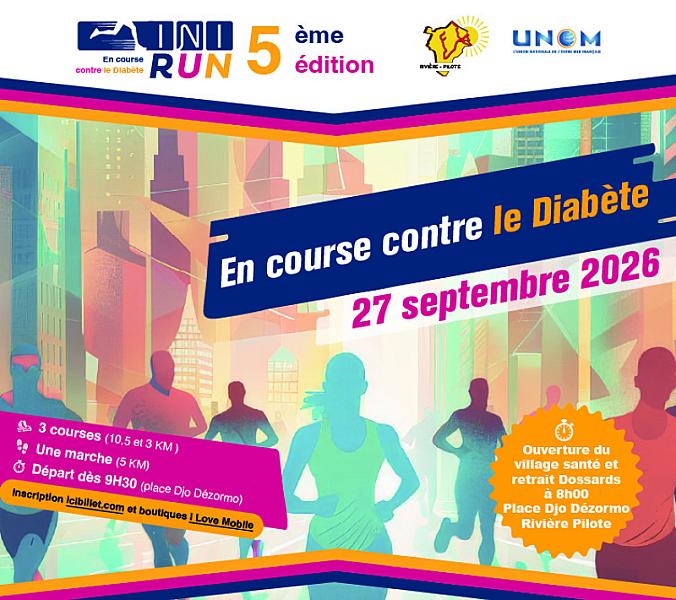 INIRUN 2026: En Course Contre le Diabète cinquième édition