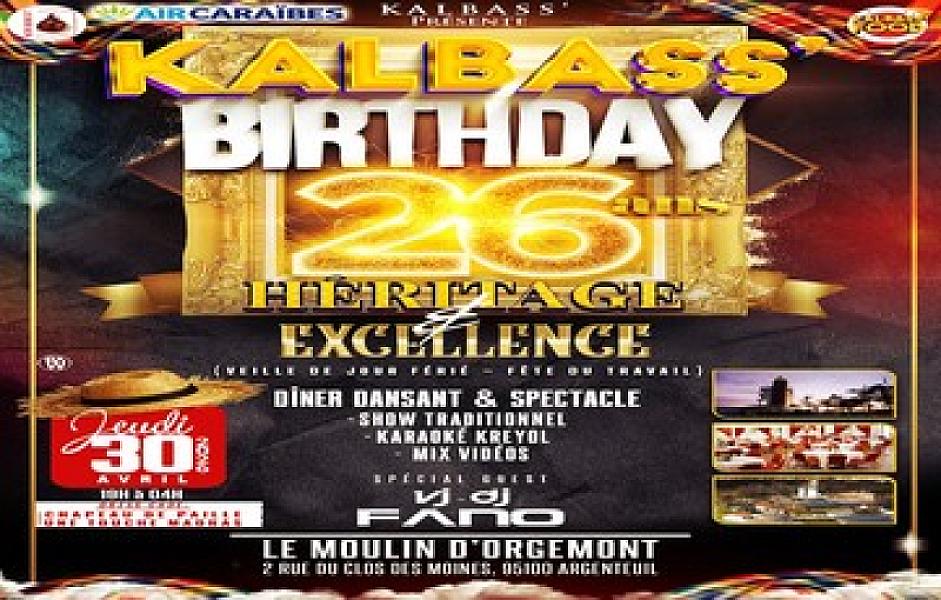 KALBASS ‘ BIRTHDAY (26 Ans )– Héritage & Excellence