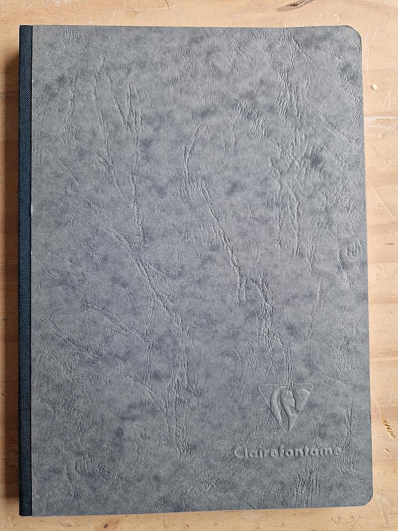 Papeterie -Cahier gris
