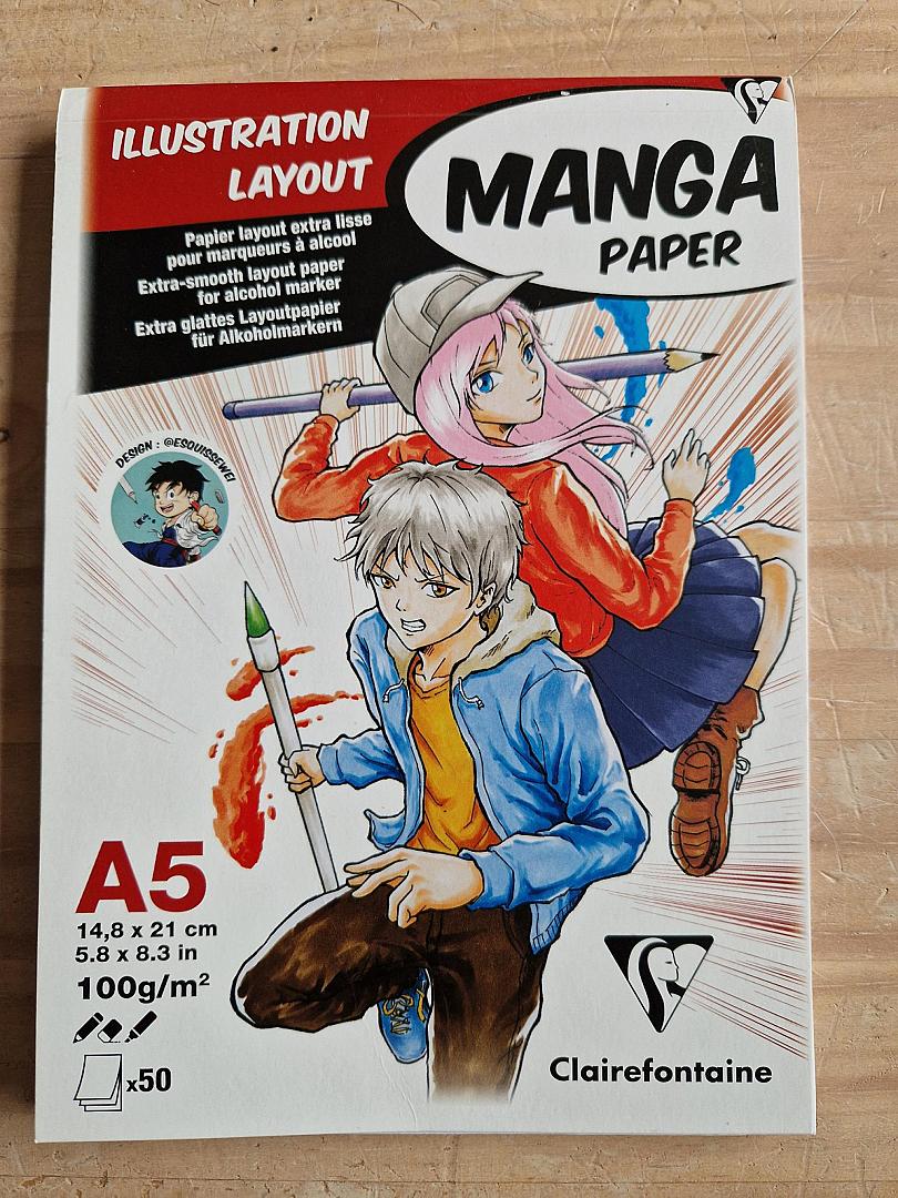 Papeterie -Papier layout extra lisse pour marqueurs à alcool