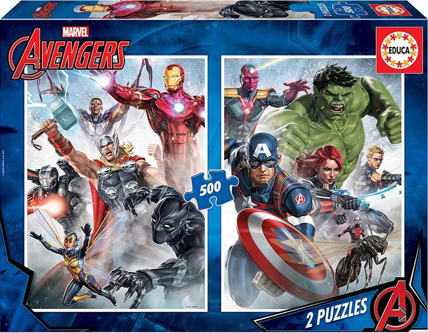 Jeux - 2 Puzzles - Marvel Avengers