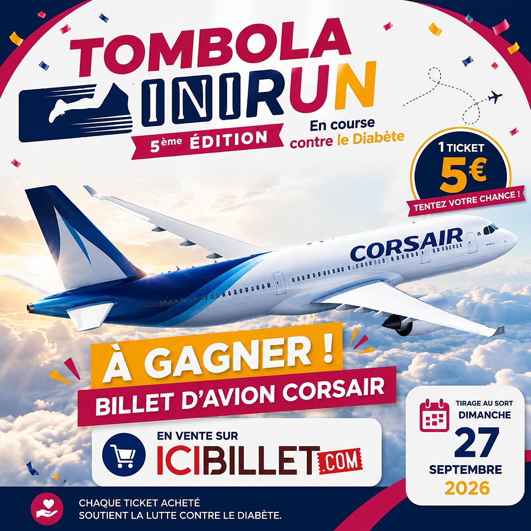 Billet d'avion compagnie Corsair