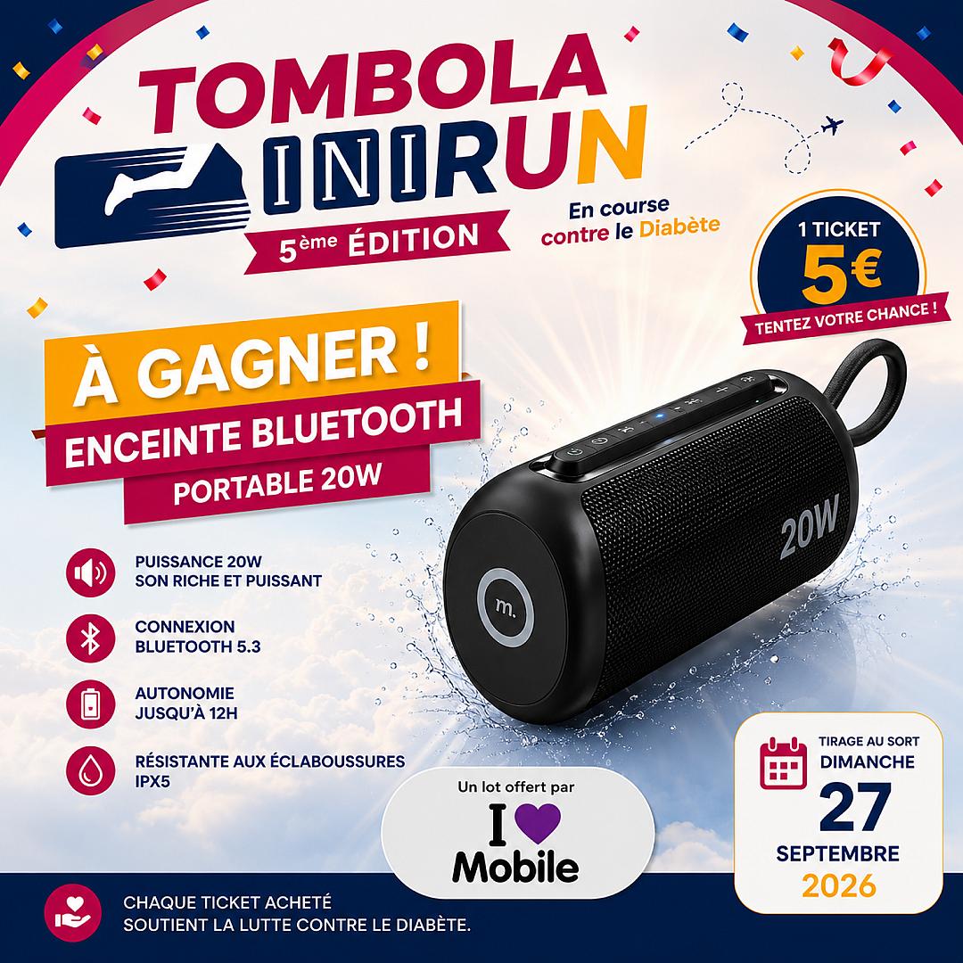 ENCEINTE BLUETOOTH PORTABLE 20W