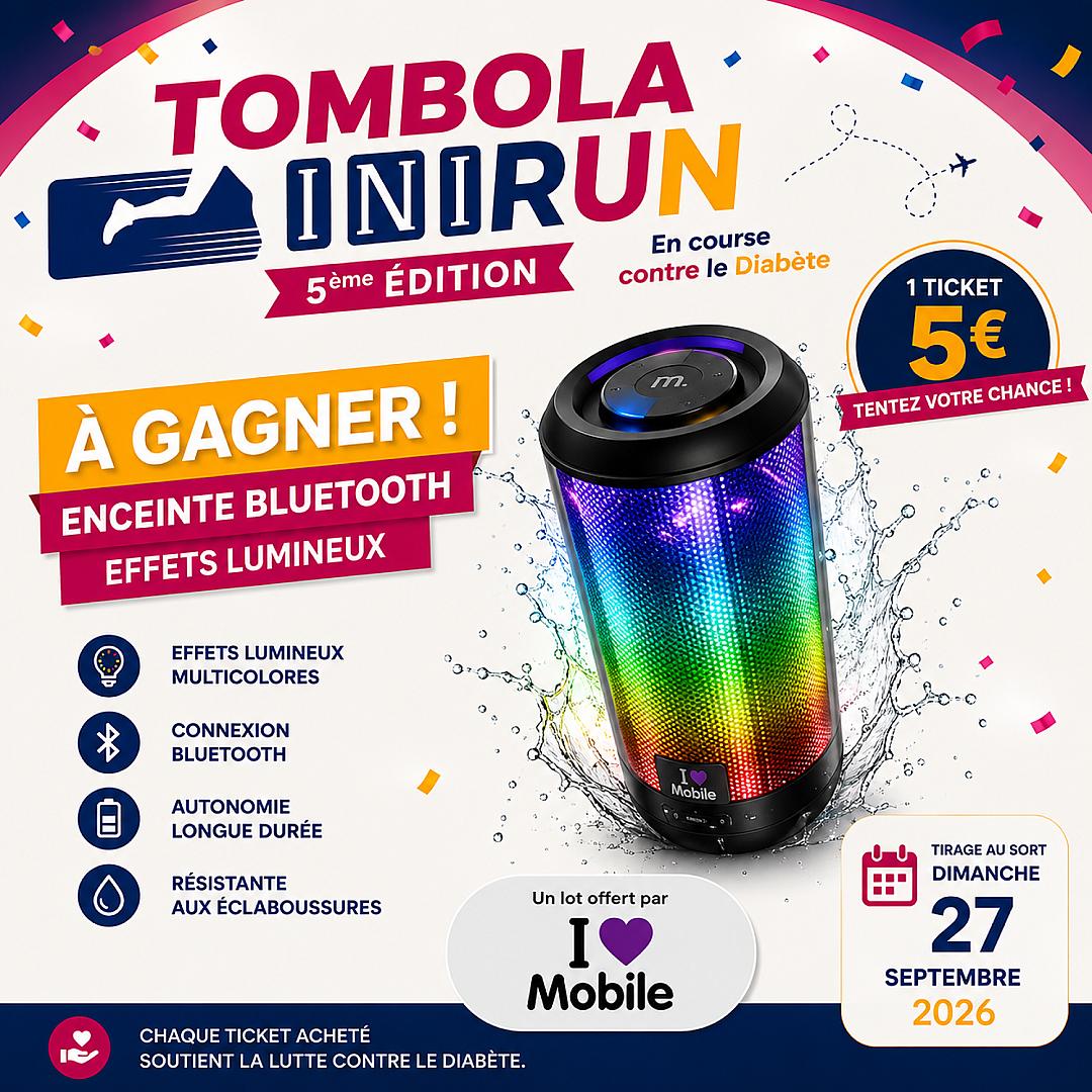 ENCEINTE BLUETOOTH EFFETS LUMINEUX PARTYTUBE 30W