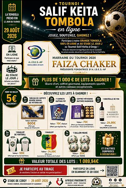🦁 TOMBOLA SOLIDAIRE – LIONS CLUB PARIS INVALIDES Au profit exclusif de la LCIF – Fonds Catastrophe « Incendies en France »