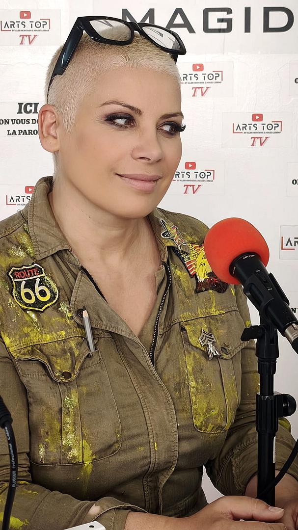 TABLEAU de l'artite Peintre SORAYA De Vittoria Art